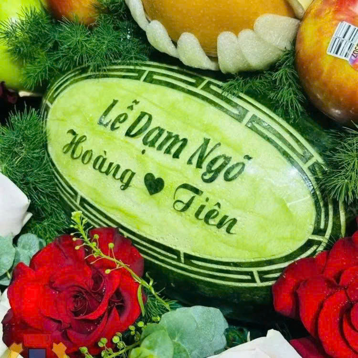Workshop Học Cạo Dưa - Khắc Chữ Trên Dưa Hấu, Hoa Văn Trên Lá Chuối PVN1020