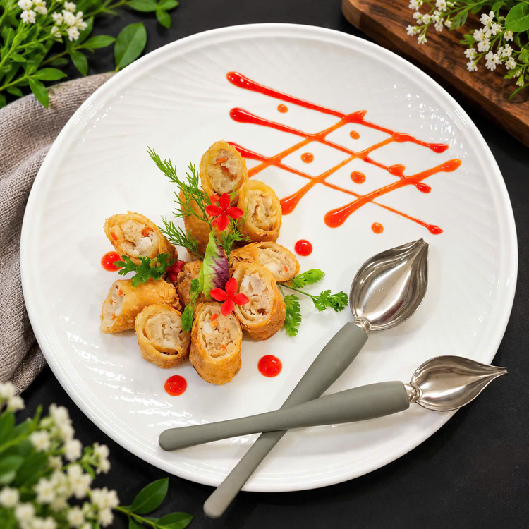 Workshop Học Decor Trang Trí Món Ăn Việt Á Âu Bằng Muỗng Decor Spoon (Thìa Chuyên Dụng) - Phương Pháp Tạo Hình Tulie Trang Trí Cơ Bản PVN1833