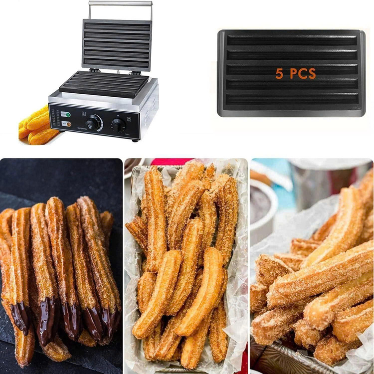 Workshop Học Làm Bánh Bông Lan Đường Phố Xài Máy Nướng Công Nghiệp : Bánh Churros, Bánh Tam Giác, Bánh Cá, Bánh Bạch Tuột PVN1835