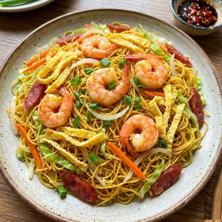 Workshop Học Làm Bánh Canh Nấm Mối Chả Tôm - Mì Xào Singapore PVN1093