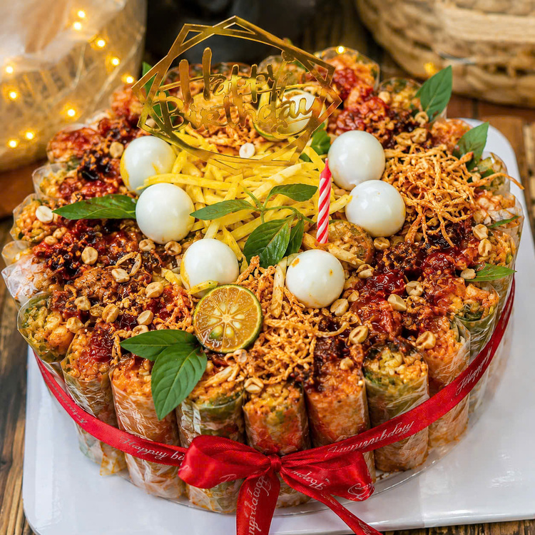 Workshop Học Làm Bánh Tráng Trộn, Bánh Tráng Cuốn ( Trang Trí Thành Bánh Sinh Nhật) PVN1603