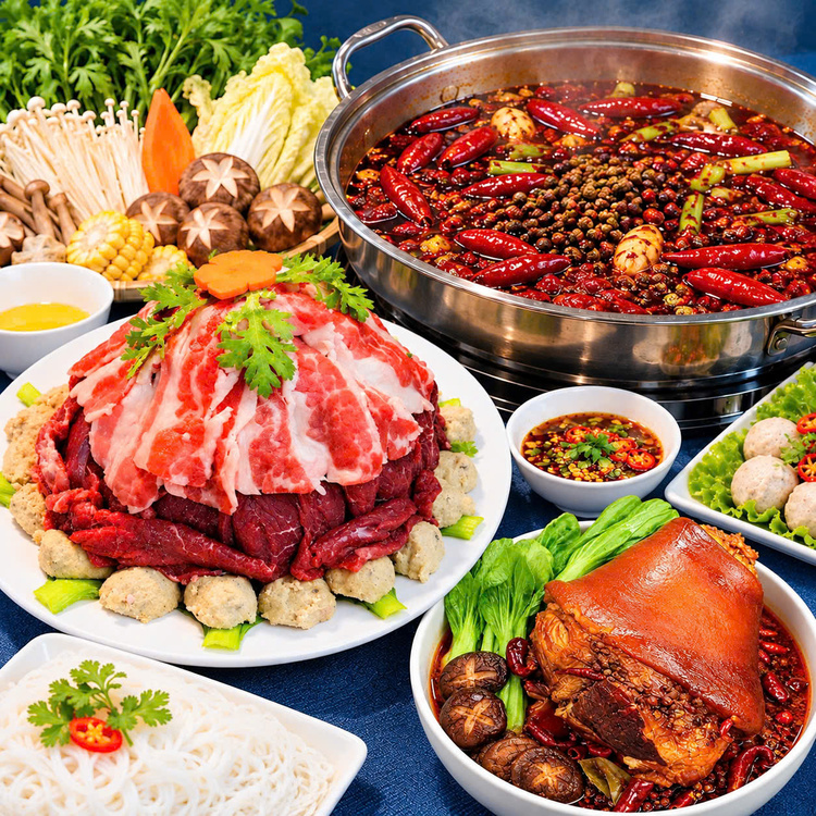 Workshop Học Làm Bắp Giò Hầm Tứ Xuyên - Lẩu Tháp Bò Núi Lửa (Lẩu Xuyên Tiêu) PVN1154
