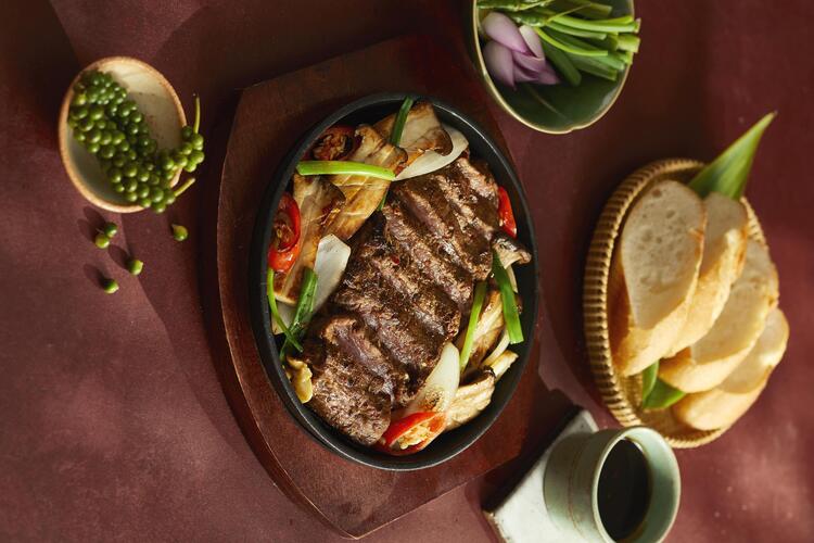 Workshop Học Làm  Bò Sốt Tiêu Đen + Lẩu Nấm Hải Sản PVN1090