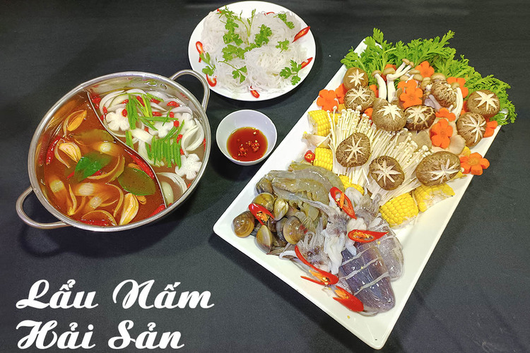 Workshop Học Làm  Bò Sốt Tiêu Đen + Lẩu Nấm Hải Sản PVN1090