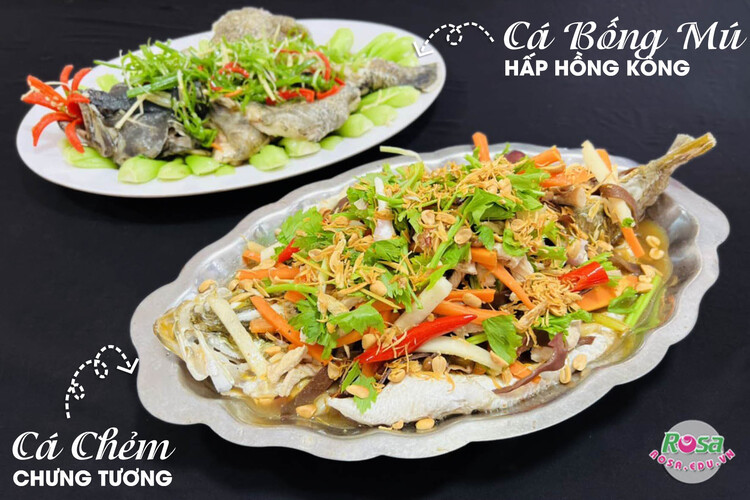 Workshop Học Làm Cá Bóng Mú Hấp Hồng Kông - Cá Chẽm Chưng Tương PVN397