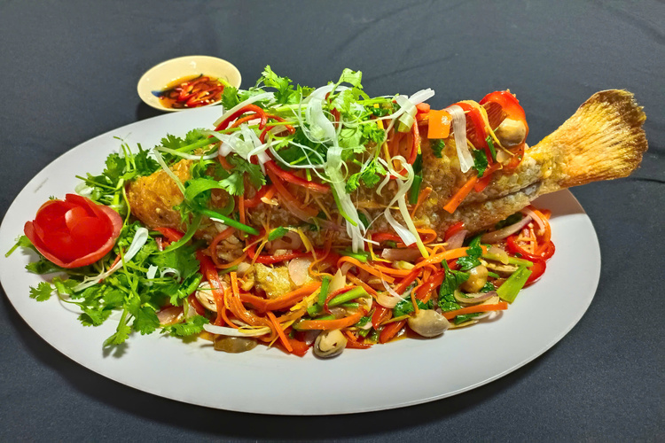 Workshop Học Làm Cá Diêu Hồng Chiên Xù Sốt Tam Vị + Cá Lóc Hấp Cốt Dừa PVN1345