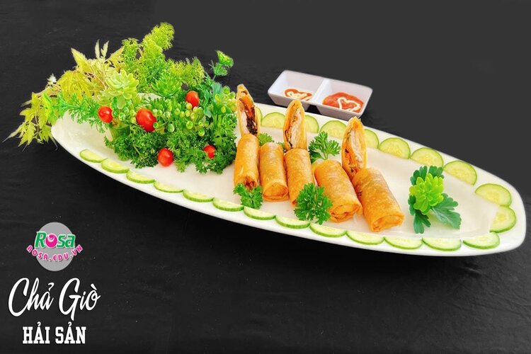 Workshop Học Làm Chả Giò Sen Tôm + Cá Chẽm Sốt Kem Dừa PVN1774