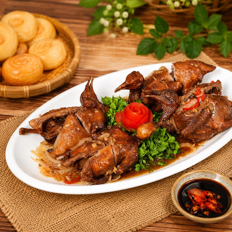 Workshop Học Làm Cháo Bồ Câu - Bồ Câu Quay Chảo PVN1162