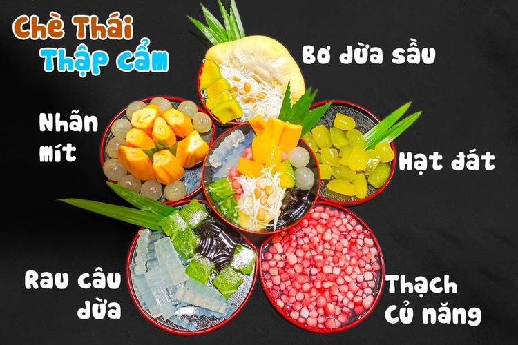 Workshop Học Làm Chè Thái Sầu Riêng (Sầu Riêng, Mít, Bơ, Nhãn, Rau Câu, Sương Sáo, Hạt Đác...) PVN1828