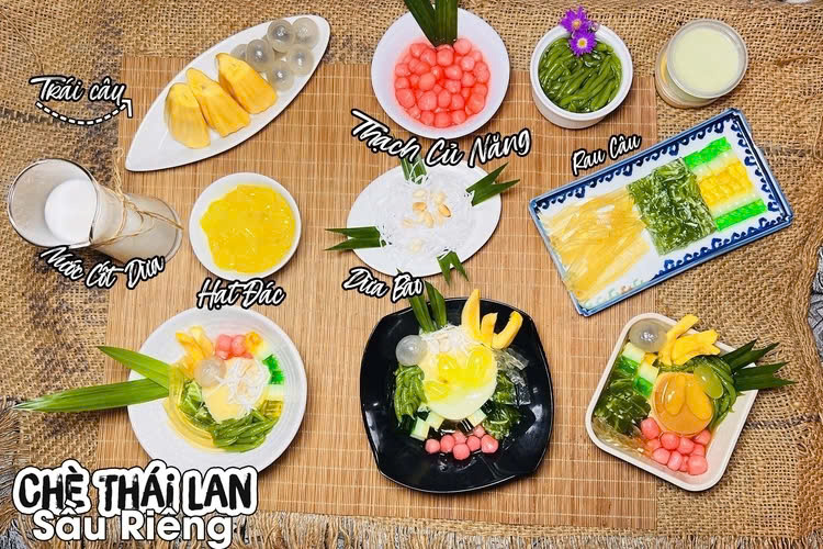 Workshop Học Làm Chè Thái Sầu Riêng (Sầu Riêng, Mít, Bơ, Nhãn, Rau Câu, Sương Sáo, Hạt Đác) PVN304