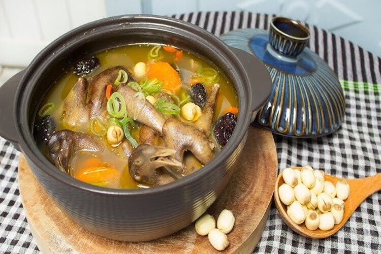 Workshop Học Làm  Chim Cút Hầm Bí Đỏ + Chim Cút Nướng Lá Mắc Mật PVN1727