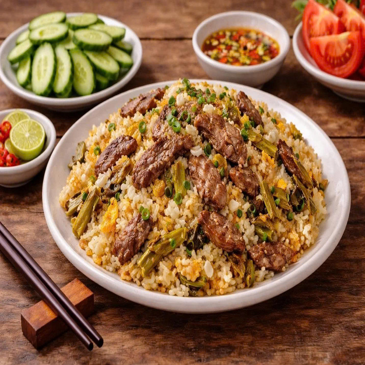 Workshop Học Làm Cơm Chiên Dưa Bò - Lagu Bò Nấu Đậu PVN682