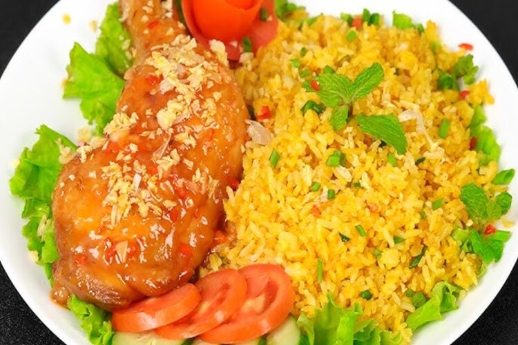 Workshop Học Làm Cơm Gà Xối Mỡ - Cơm Gà Sốt Mắm Tỏi PVN766