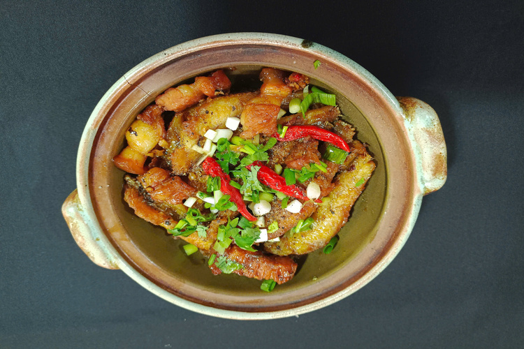 Workshop Học Làm Cơm Niêu + Cá Bống Kho Tiêu + Mực Chiên Bột +Tép Rim Thịt Ba Rọi + Canh Cải Bẹ Xanh PVN389