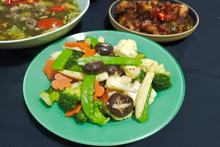 Workshop Học Làm Cơm Niêu + Thịt Kho Tiêu + Heo Quay Xào Cải Chua + Rau Củ Xào Ngũ Sắc + Canh Dưa Chua Thịt Bò PVN386