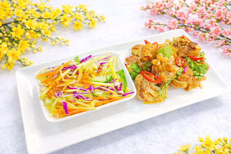 Workshop Học Làm Gân Bò Ngâm Rau Tiến Vua Chua Ngọt + Giò Heo Chiên Giòn Sốt Thái PVN1313