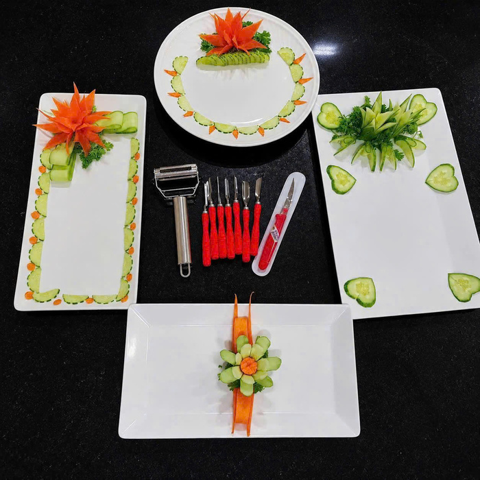 Workshop Học Làm  Giới Thiệu Về Nghề Cắt Tỉa, Tỉa Hoa Xiên, Hoa Ly Cà Rốt – Trang Trí Vành Dĩa PVN1016