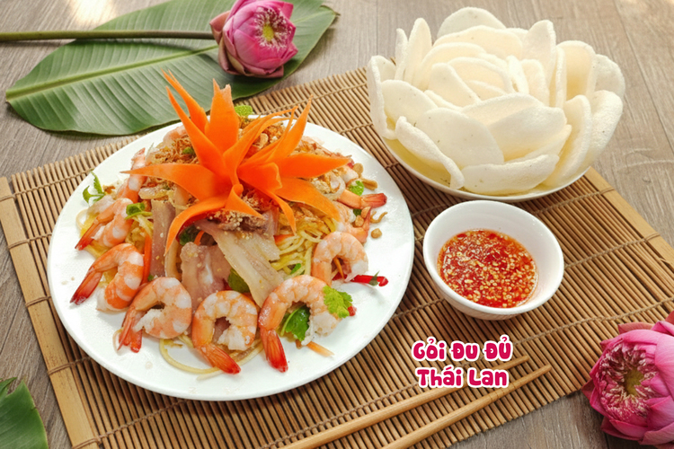 Workshop Học Làm Gỏi Bò Cay (Yam Nua ) + Gỏi Miến Thái Lan + Gỏi Đu Đủ Thái Lan ( Som Tam ) PVN1858