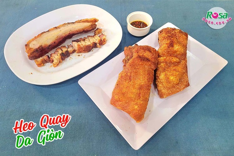 Workshop Học Làm Heo Quay Da Giòn + Thăn Heo Áp Chảo Sốt Tiêu Đen PVN682