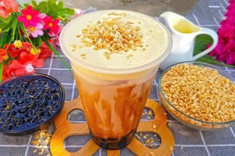 Workshop Học Làm Hồng Trà Sữa Kem Trứng Nướng, Trà Sữa Gạo Rang Kem Phô Mai, Olong Sữa Matcha, Trân Châu Tươi, Thạch Dứa Phô Mai, Trân Châu Phô Mai PVN696