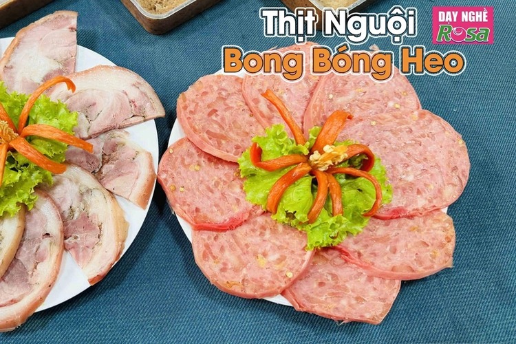Workshop Học Làm Jambon Thịt Nguội + Thịt Nguội Bong Bóng Heo PVN1108