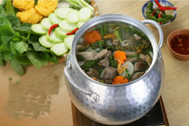 Workshop Học Làm  Lẩu Bao Tử Tiêu Xanh - Đậu Hủ Hải Sản Nướng Giấy Bạc PVN1219