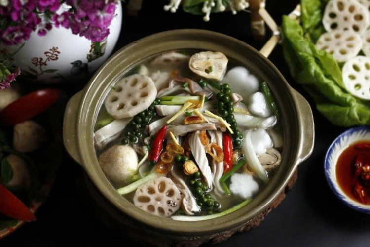 Workshop Học Làm  Lẩu Bao Tử Tiêu Xanh - Đậu Hủ Hải Sản Nướng Giấy Bạc PVN1219