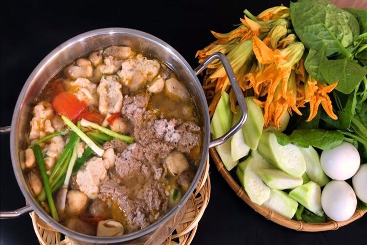Workshop Học Làm Lẩu Cua Đồng - Soup Nấm Gà Xé Hạt Sen PVN1093