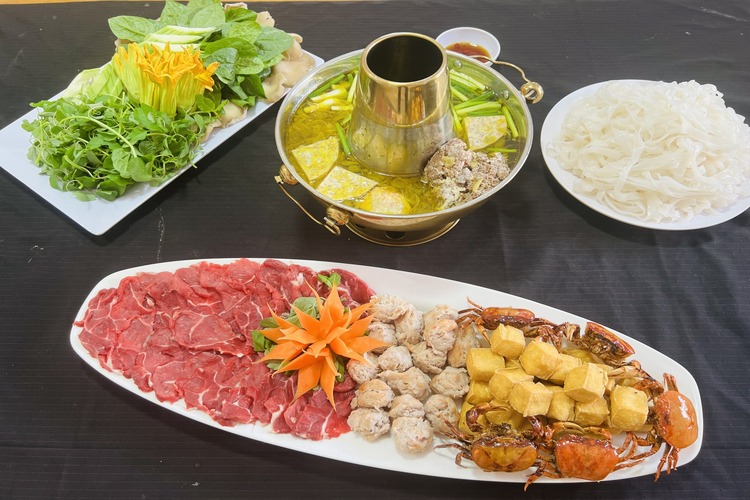 Workshop Học Làm Lẩu Cua Đồng - Soup Nấm Gà Xé Hạt Sen PVN1093
