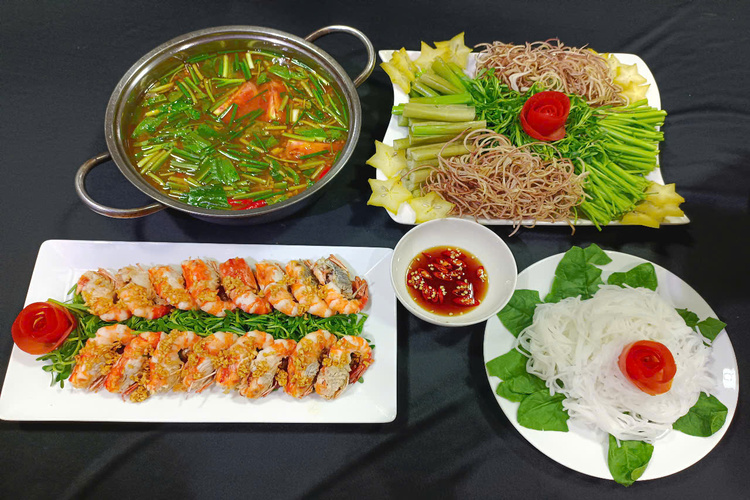 Workshop Học Làm Lẩu Hoa Đồng Nội + Lẩu Tôm PVN399