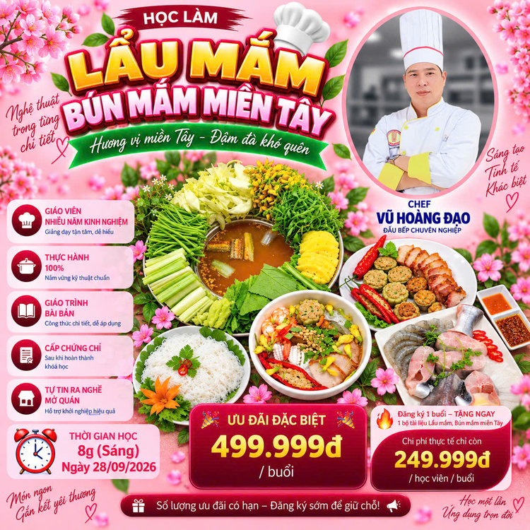 Workshop Học Làm Lẩu Mắm - Búm Mắm Miền Tây PVN440