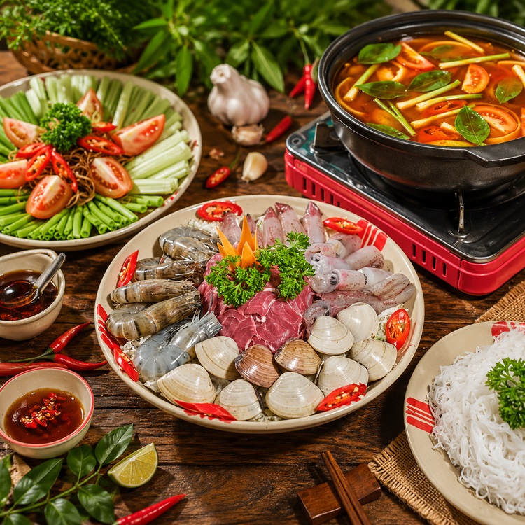 Workshop Học Làm Mẹt Hải Sản Nướng - Lẩu Hải Sản Chua Cay PVN424