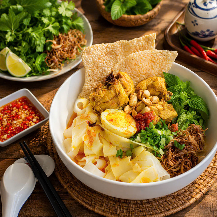Workshop Học Làm Mì Quảng Gà - Bò Nướng Đèn Lồng Phố Cổ PVN768