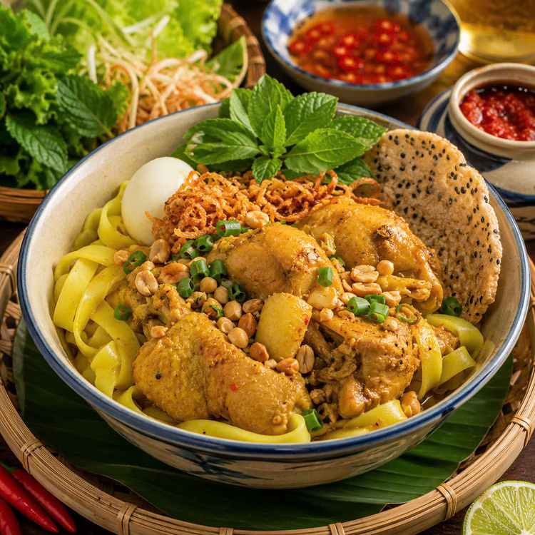 Workshop Học Làm Mì Quảng Gà - Bò Nướng Đèn Lồng Phố Cổ PVN768