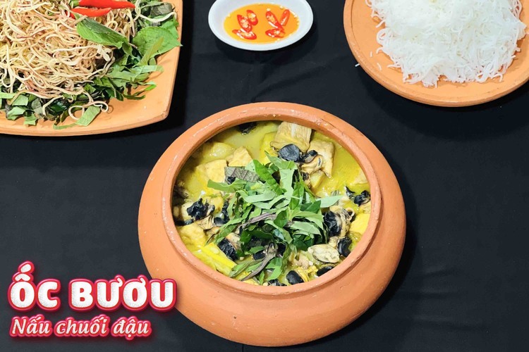 Workshop Học Làm Ốc Bươu, Đậu Phụ Nấu Chuối Xanh - Giò Heo Giả Cầy PVN436