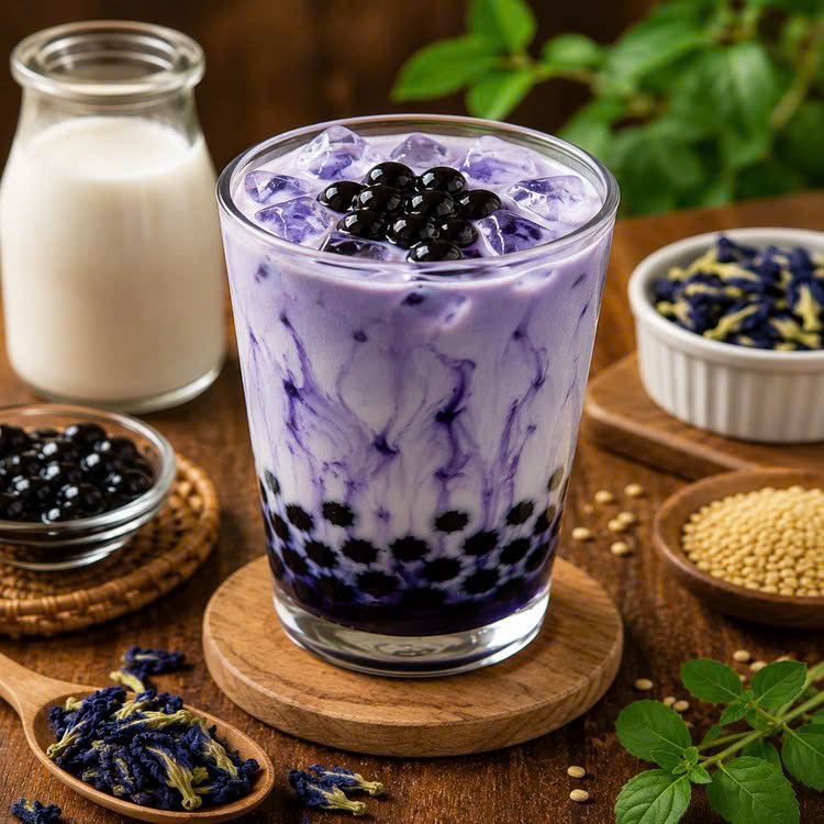 Workshop Học Làm  Sữa Tươi Trân Châu Đường Đen: Sữa Tươi Trân Châu Đường Đen + Dalgona Trân Châu Đường Đen + Sữa Tươi matcha Trân Châu Đường Đen + Sữa Tươi Trân Châu Hoa Đậu Biếc PVN698