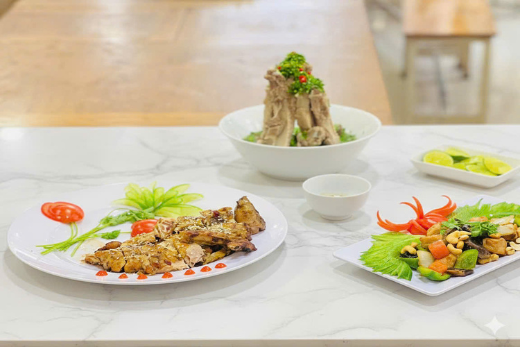 Workshop Học Làm Tháp Sườn Sốt Ớt Xanh Khổng Lồ (Laeng Saeb ) + Gà Xào Hạt Điều (Kai Med Ma Muang) + Kai Yang (Gà Nướng) PVN1855