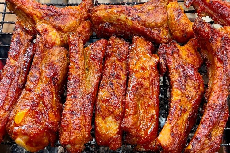 Workshop Học Làm  Tôm Càng Chiên Giòn Sốt Trứng Muối + Sườn Heo Nướng Sốt Táo PVN1163