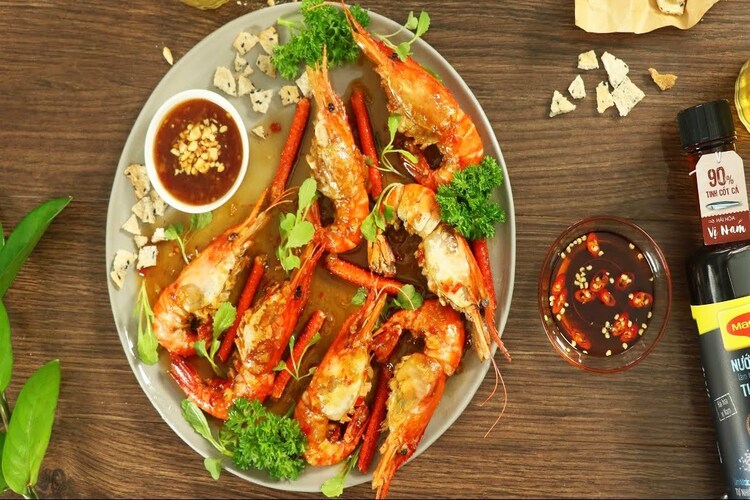 Workshop Học Làm Tôm Càng Rang Muối + Tôm Sốt Bơ Tỏi + Tôm Càng Rang Me PVN736