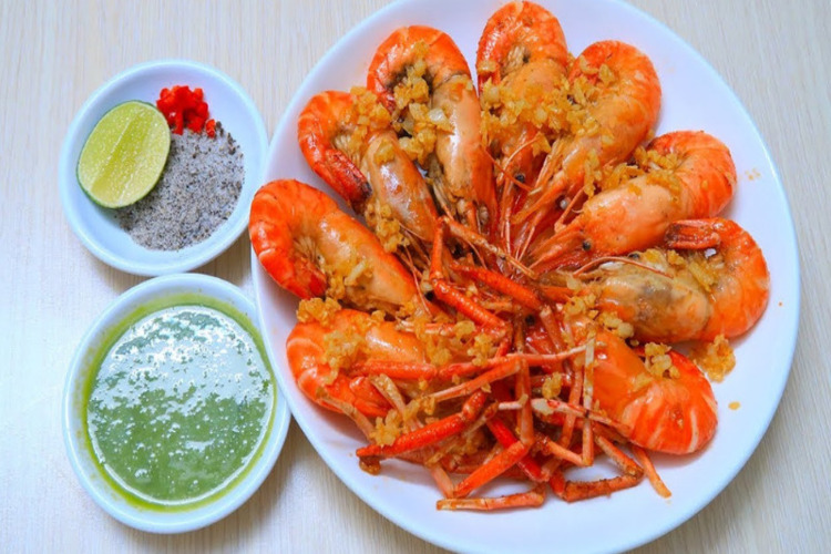 Workshop Học Làm Tôm Càng Rang Muối + Tôm Sốt Bơ Tỏi + Tôm Càng Rang Me PVN736