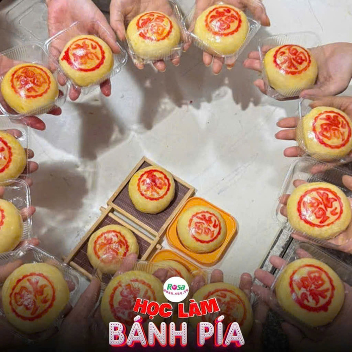 (Workshop VIP) Học Làm BÁNH PÍA Nhân Đậu Xanh, Sầu Riêng, Trứng Muối (Lớp 10 học viên, học ngắn, kinh doanh ngay) PVN348