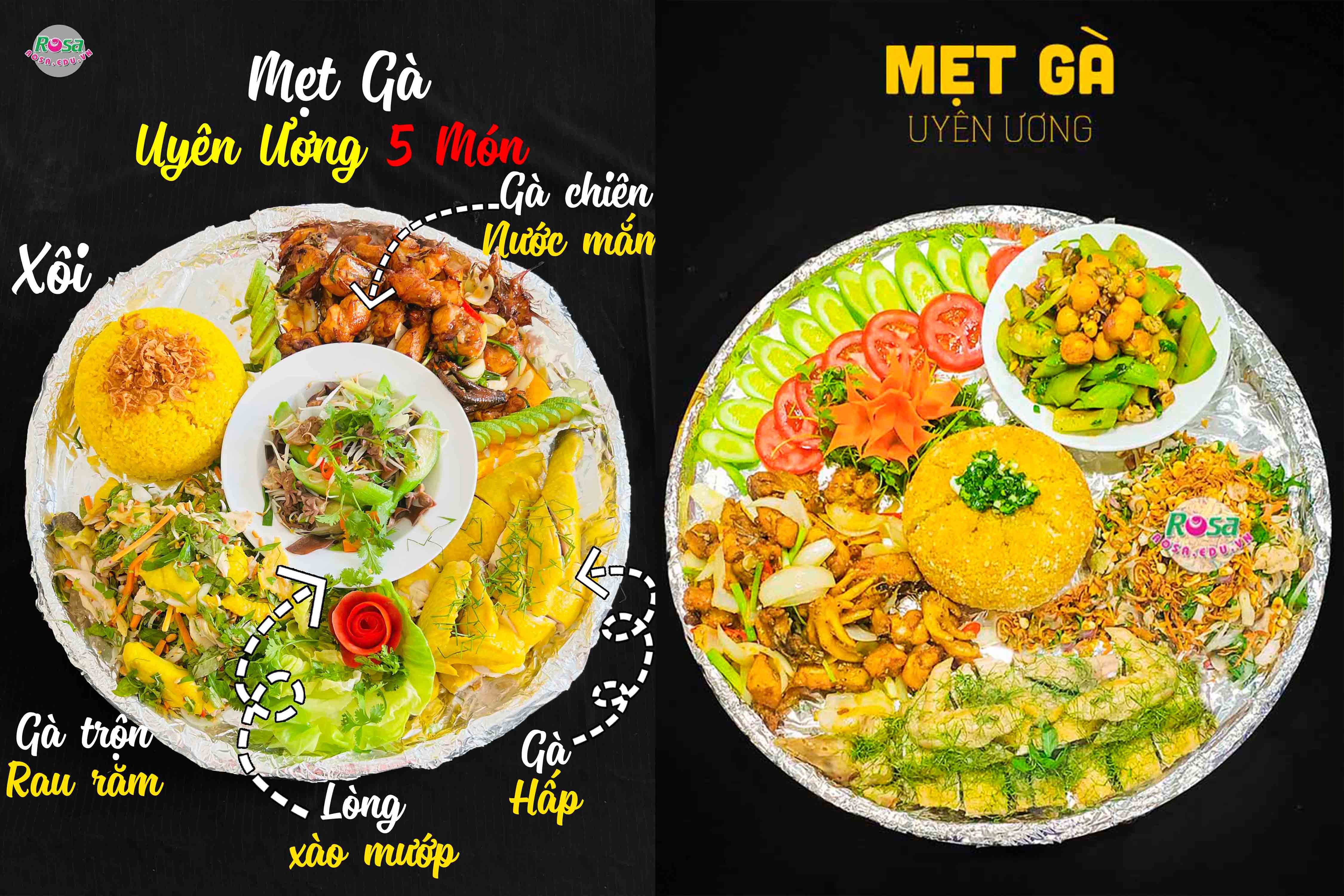 Chuyên Đề Học Làm Mẹt Gà Uyên Ương 5 Món Tinh Hoa Ẩm Thực Việt RS133