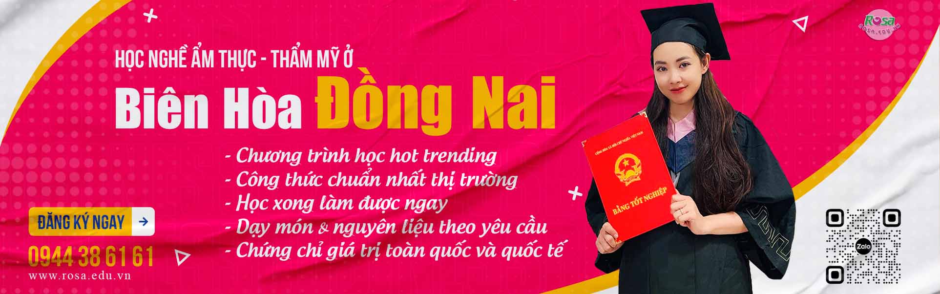 Dạy Nghề Ẩm Thực & Thẩm Mỹ ở Biên Hòa - Đồng nai