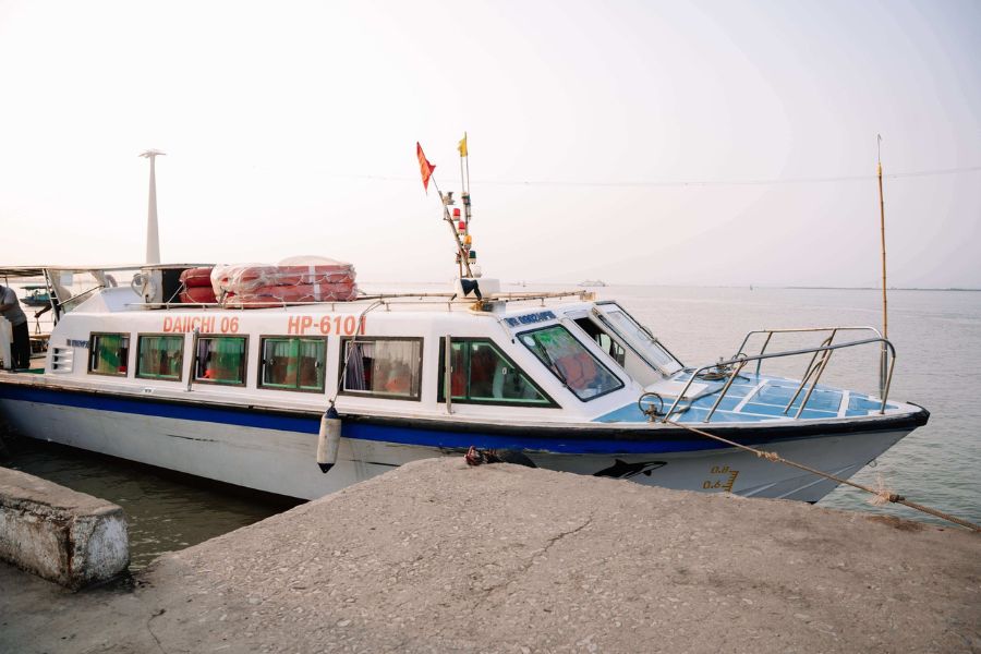Daily Bus Cat Ba to Hanoi | Bus + High-speed boat