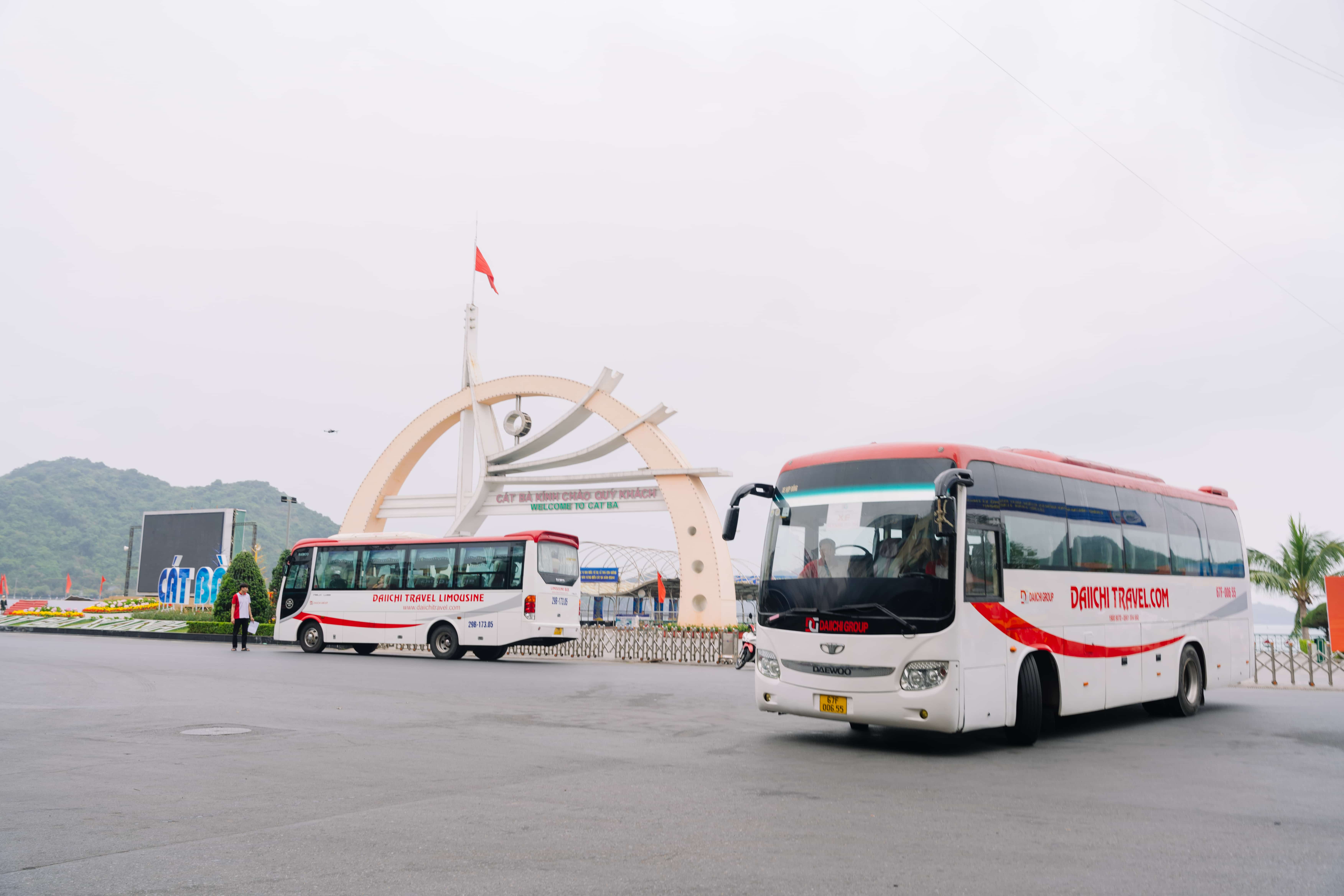 Daily Bus Cat Ba to Hanoi | Bus + Cat Ba Cable Car