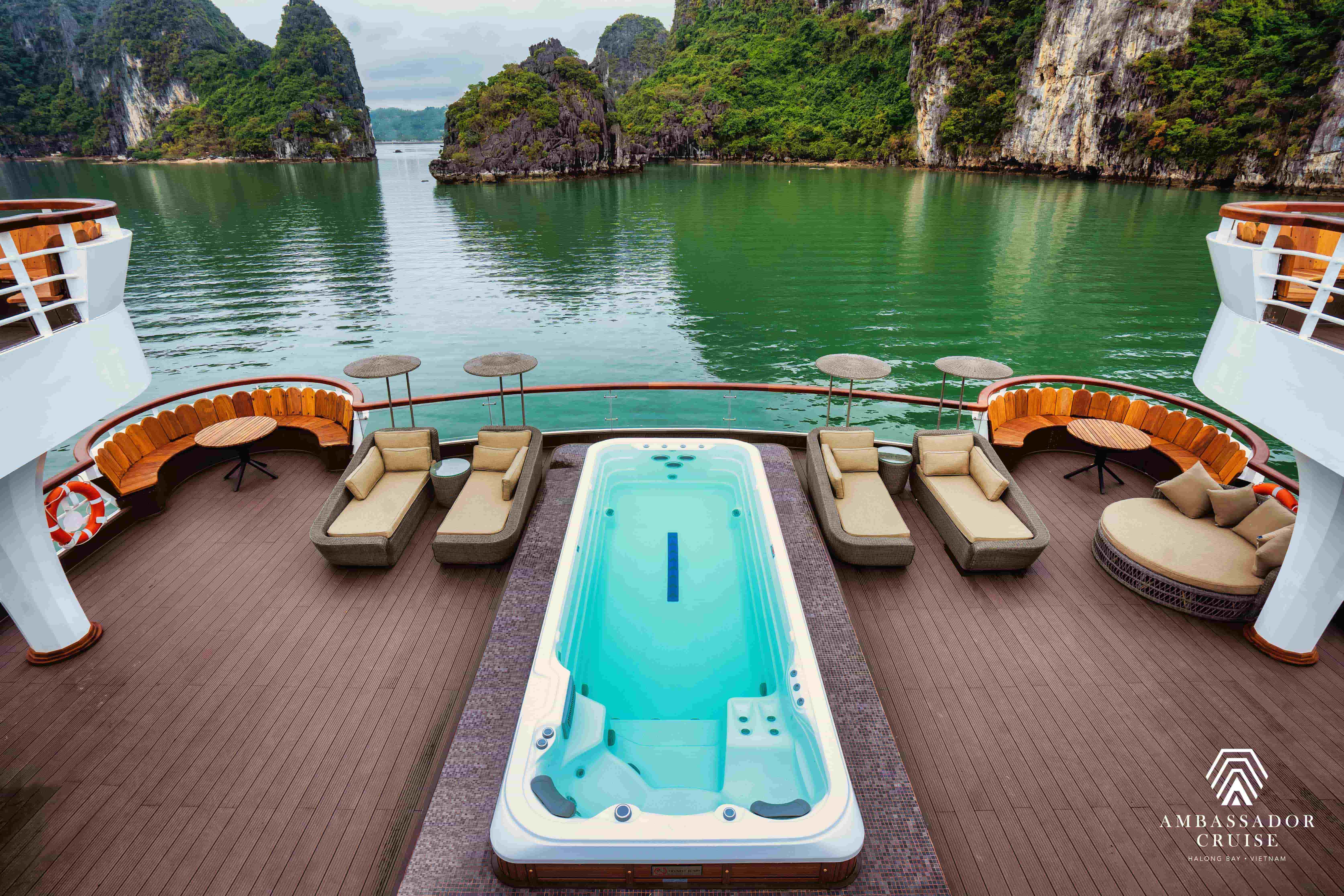 [Ambassador II] Day cruise Halong bay - Luxury Cruise on Halong Bay