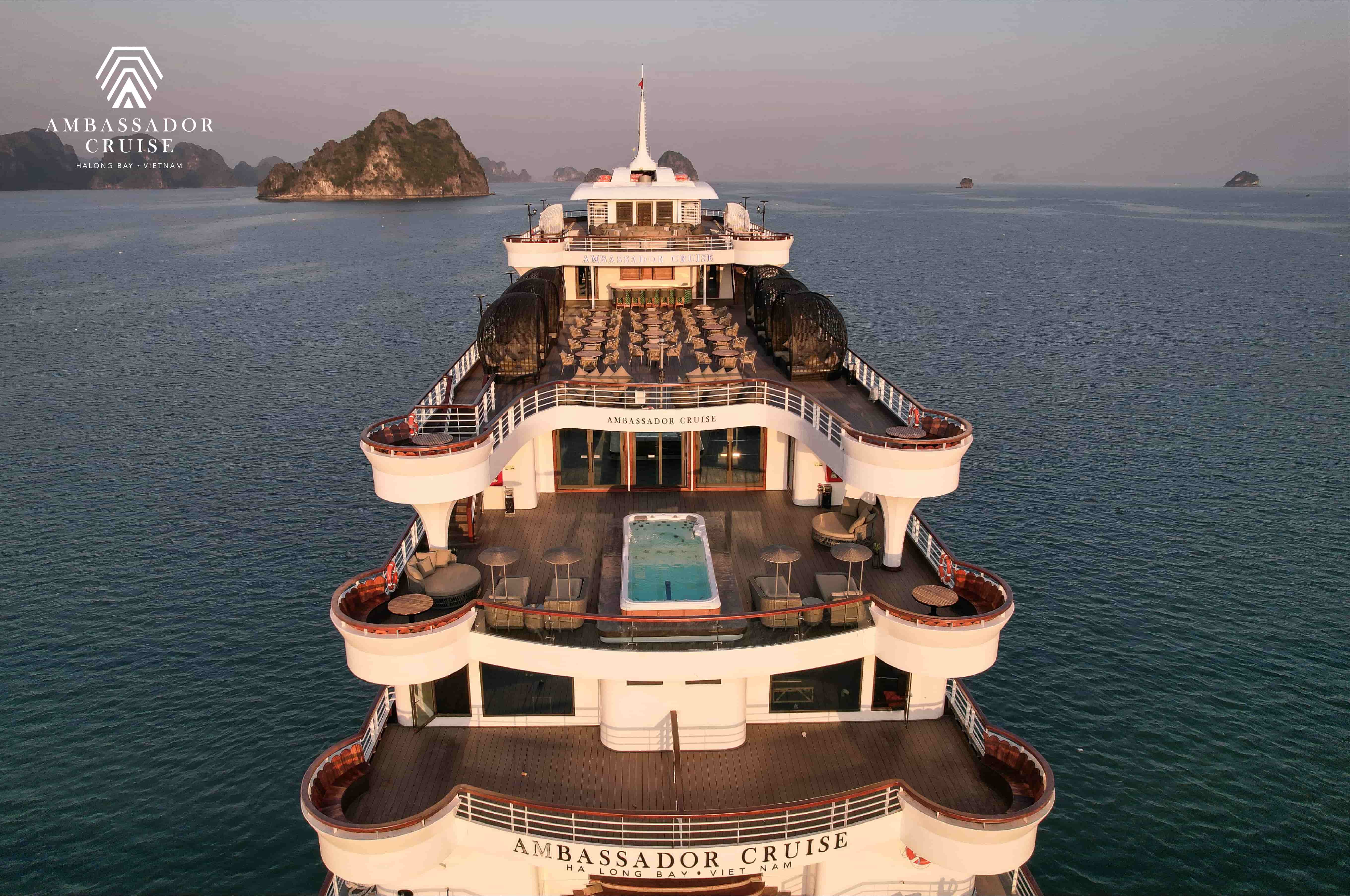 [Ambassador II] Day cruise Halong bay - Luxury Cruise on Halong Bay