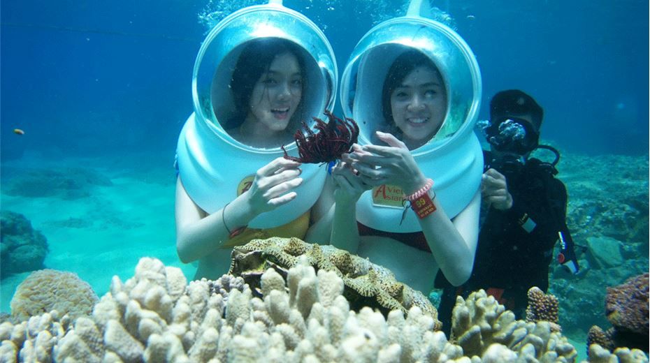 UNDERWATER WALKING TOUR - Underwater walking (1 time) – Lunch