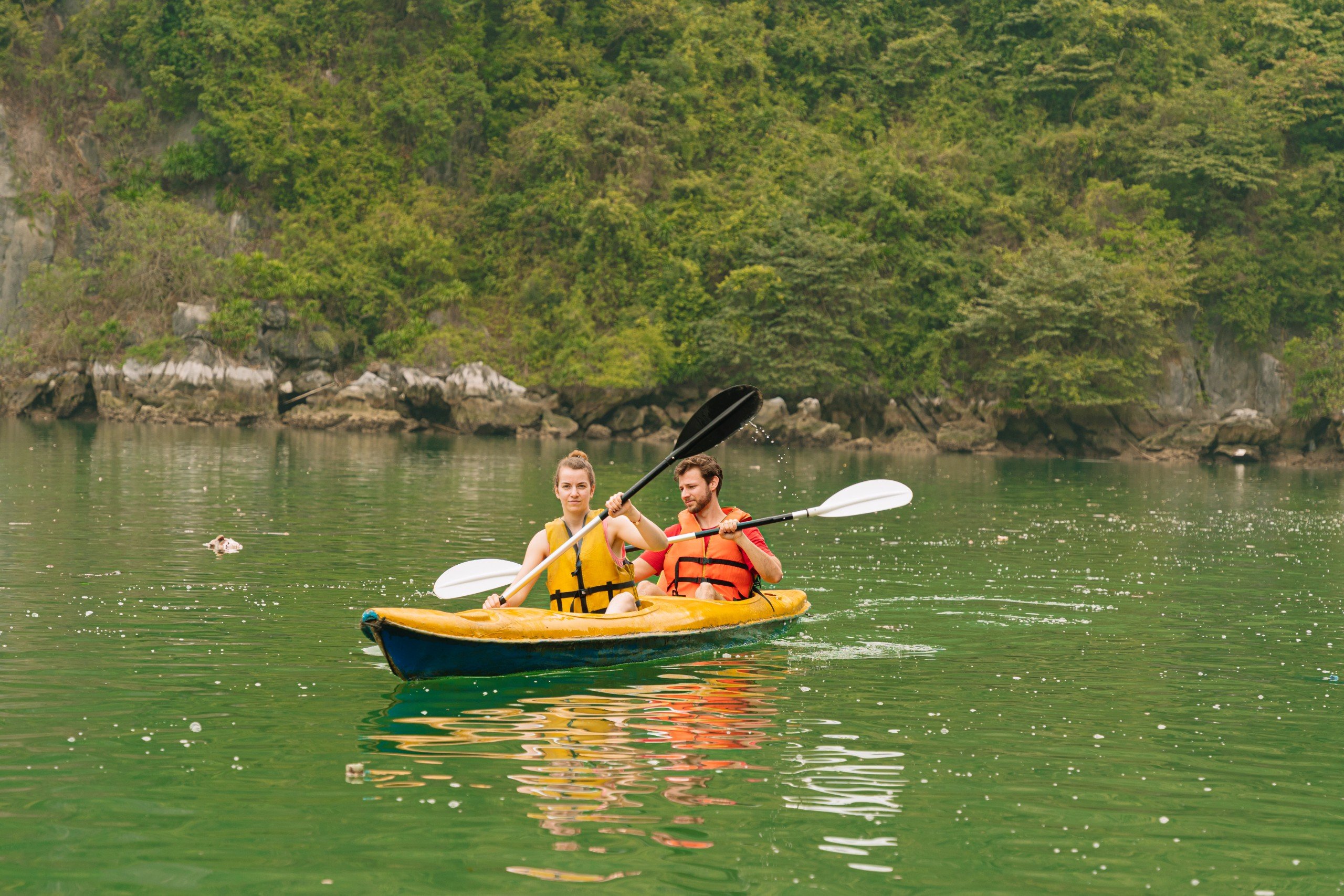 Combo Cat Ba 2D1N 03: Bus+Hotel+Tour Dinner and Sunset on Lan Ha Bay
