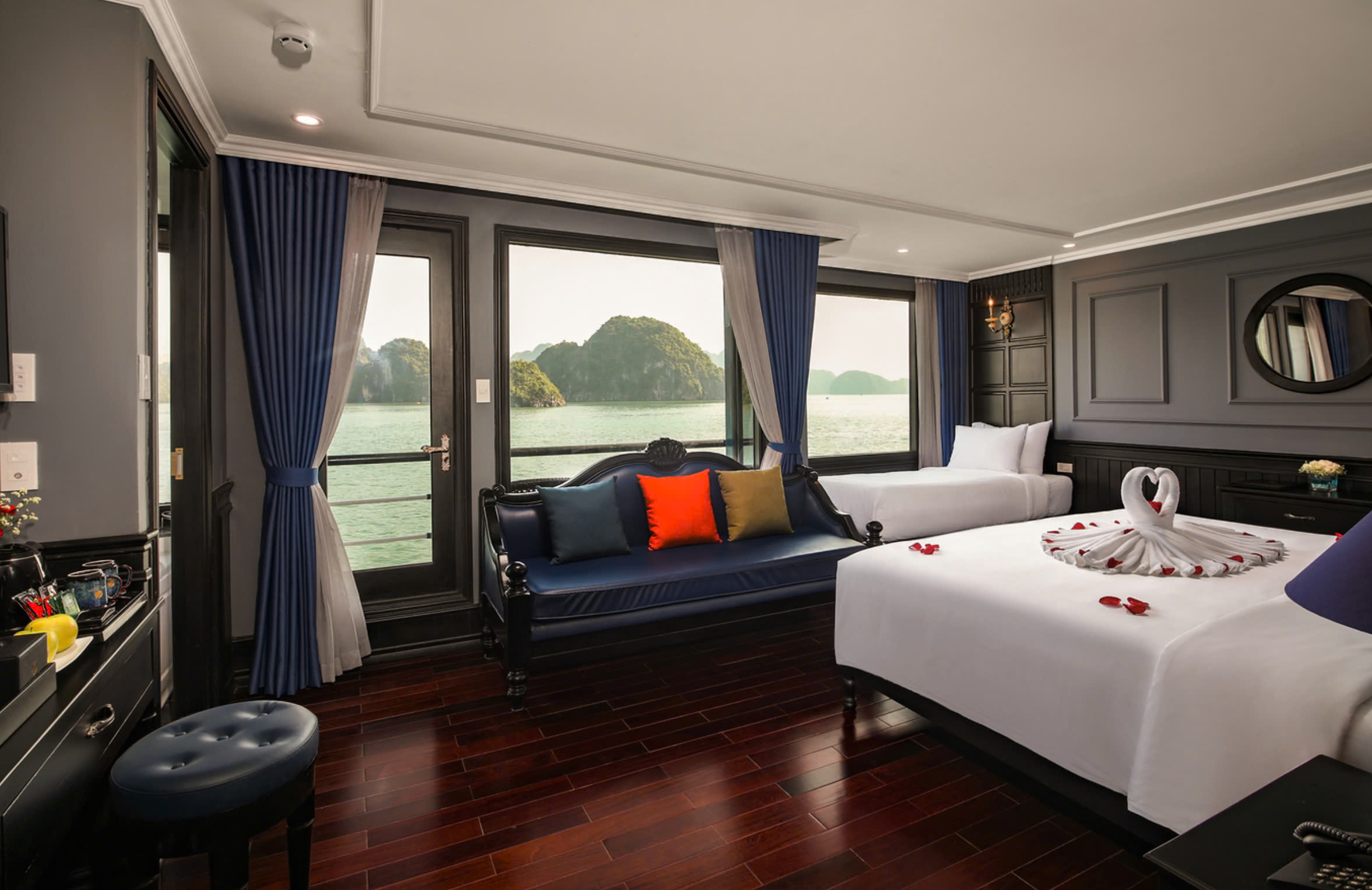 Rosy Cruise | Explore Ha Long Bay - Lan Ha Bay 2 days 1 night with 5-star over night cruise